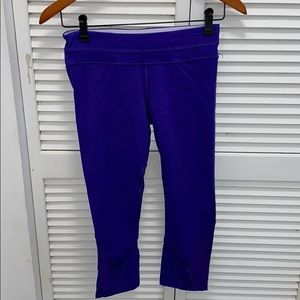 Lululemon run inspire crop in gorgeous dark purple